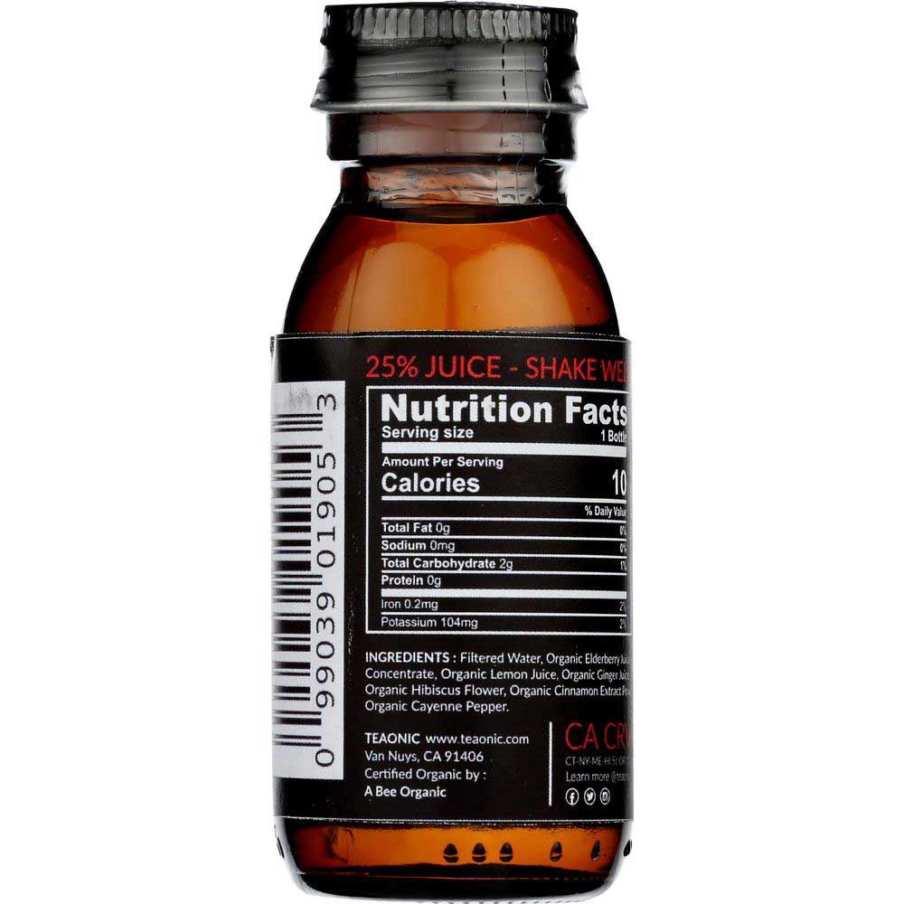 Teaonic My Immunity Mojo Revive Organic Herbal Wellness Shot, 2 Fluid Ounce -- 6 Per Case