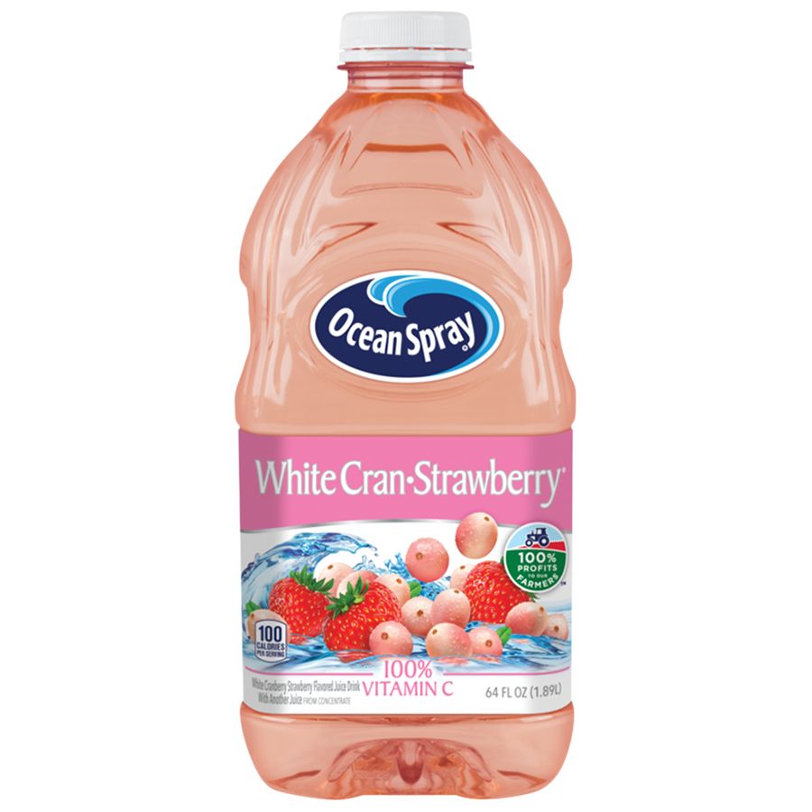 Ocean Spray White Cranberry Strawberry Juice, 64 Fluid Ounce -- 8 Per Case