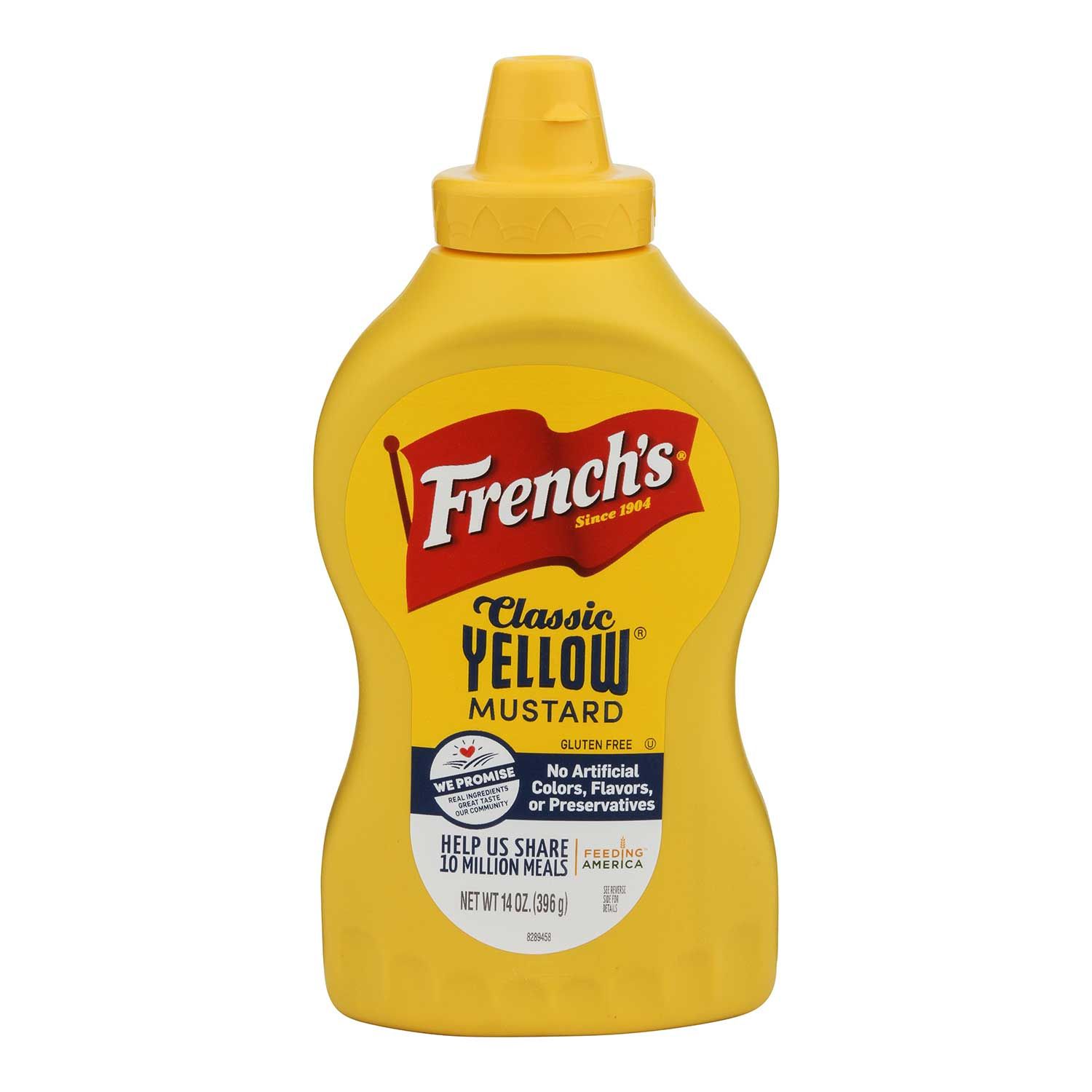 French's Classic Yellow Squeeze Mustard, 14 Ounce -- 16 Per Case