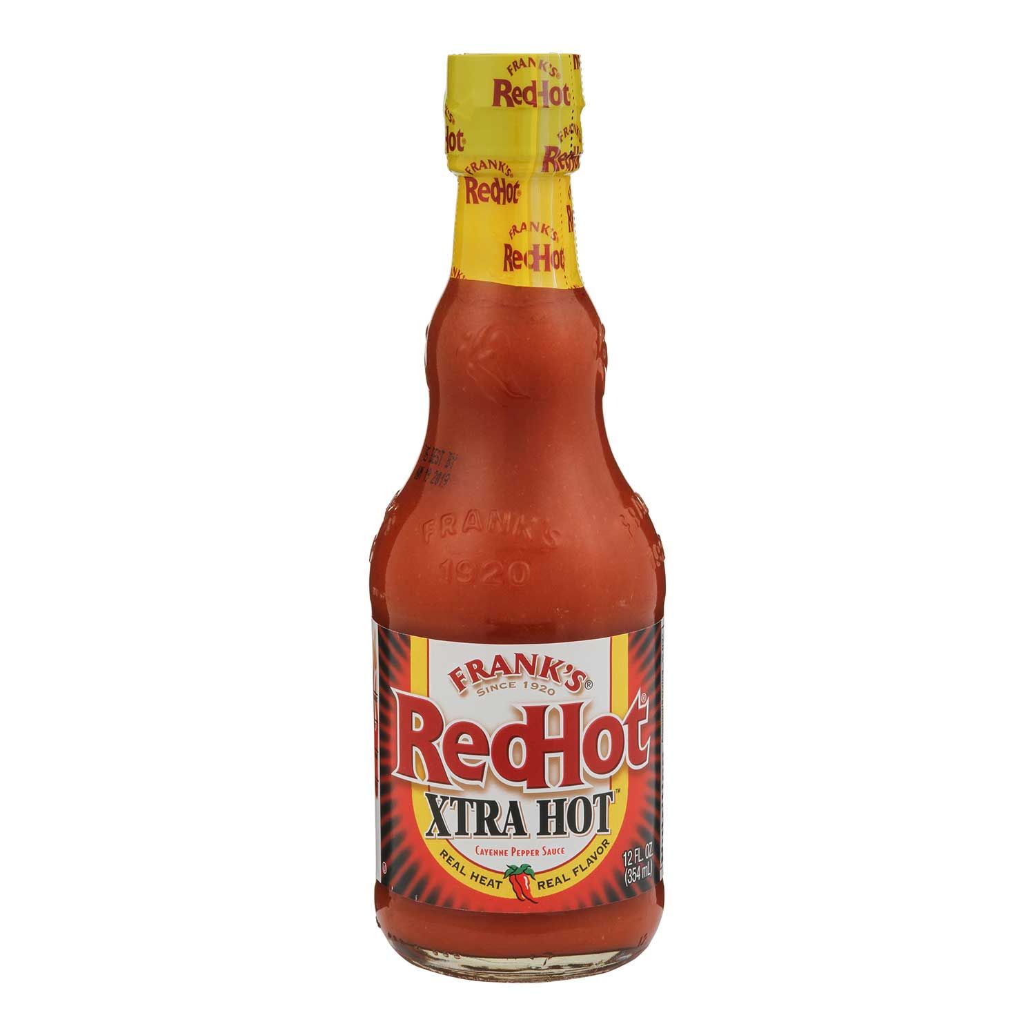 Frank's Redhot Extra Hot Cayenne Pepper Sauce, 12 Fluid Ounce -- 12 Per Case