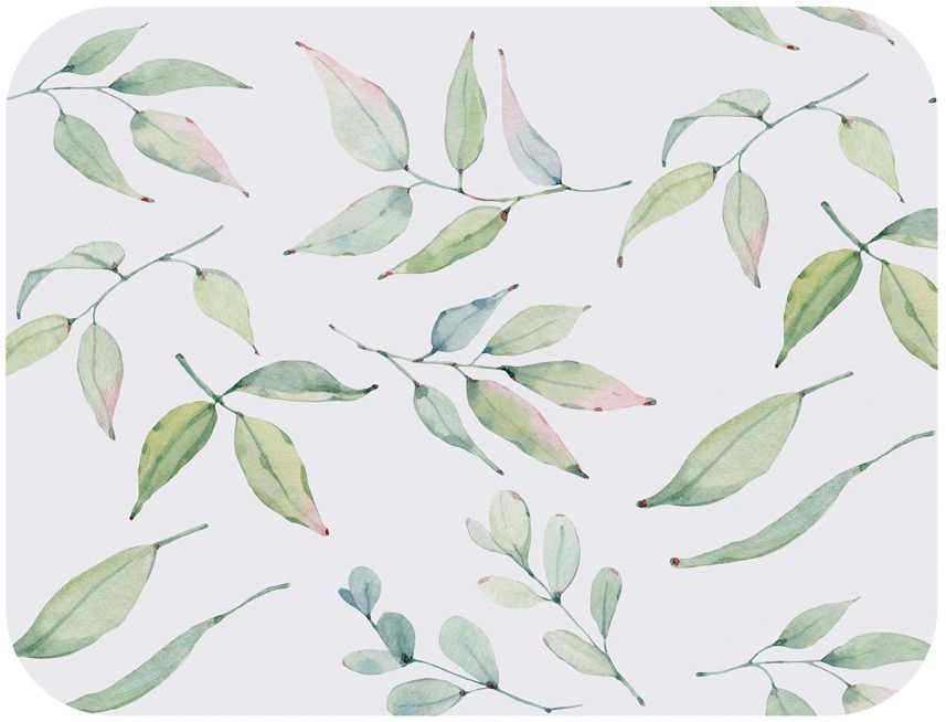Hoffmaster Paper Watercolor Leaves Traymat, 12 3/4 X 16 3/4 Inch -- 1000 Per Case