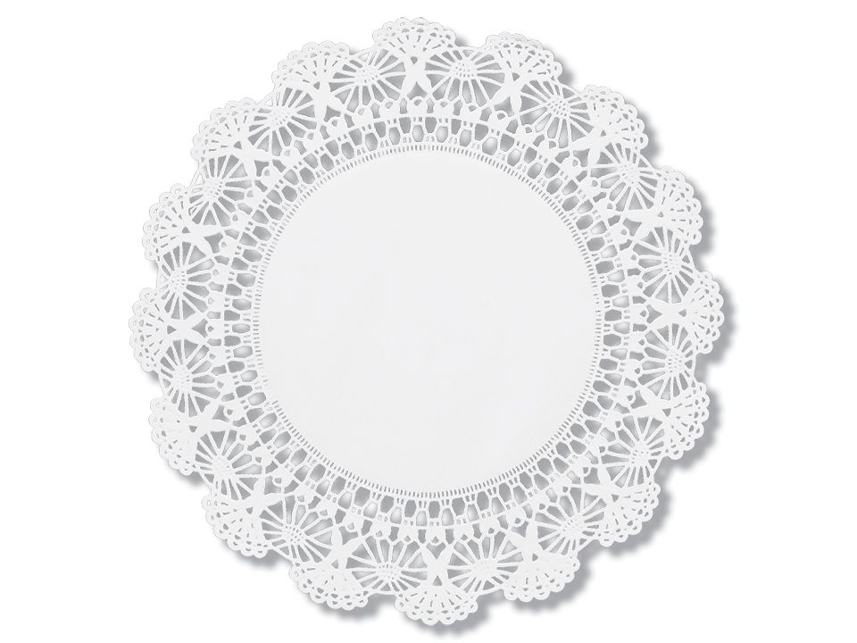 Brooklace Hoffmaster 25-05300 White Cambridge Lace Doily 5 Inch -- 1000 Per Case