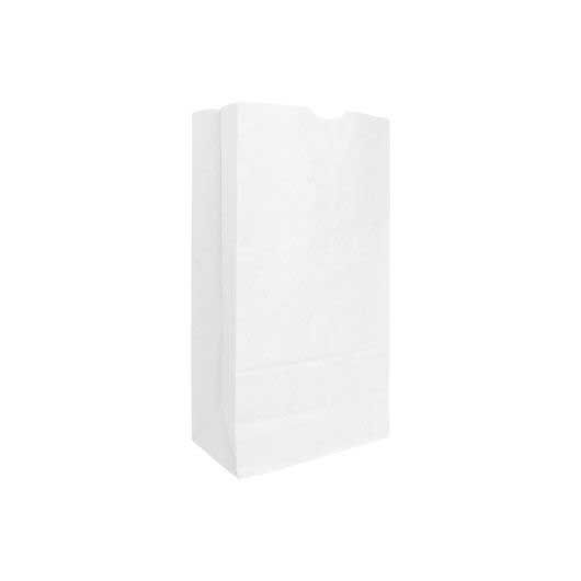Ajm Packaging Bleached Grocery Bag, 8 Pound Capacity -- 500 Per Case