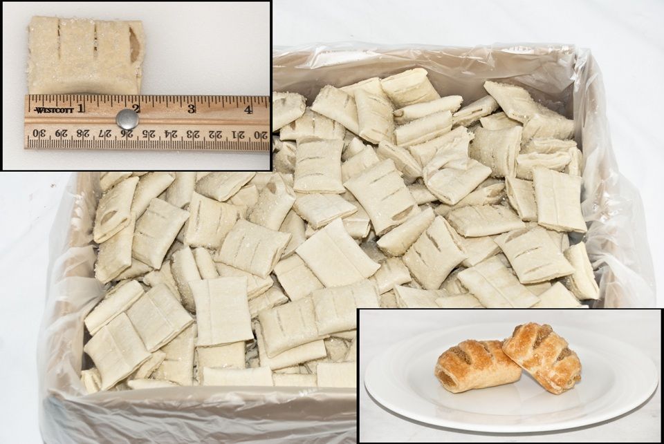 Pillsbury Apple-sugared Puff Pastry Dough, Strudel Bites, 0.8 Ounce -- 320 Per Case