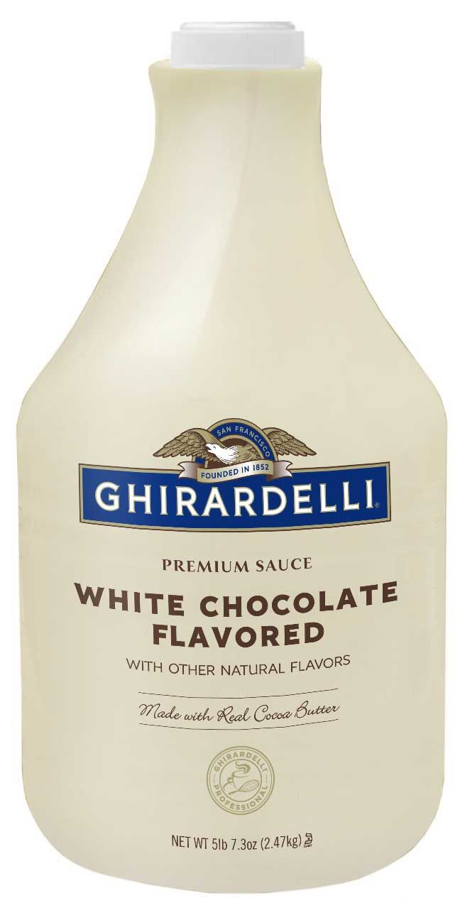 Ghirardelli White Chocolate Sauce, 87.3 Ounce Pump Bottle -- 6 Per Case