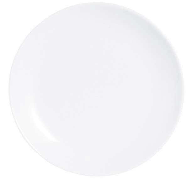 Luminarc Evolutions White Rimless Dessert Plate, 7 1/4 Inch -- 24 Per Case