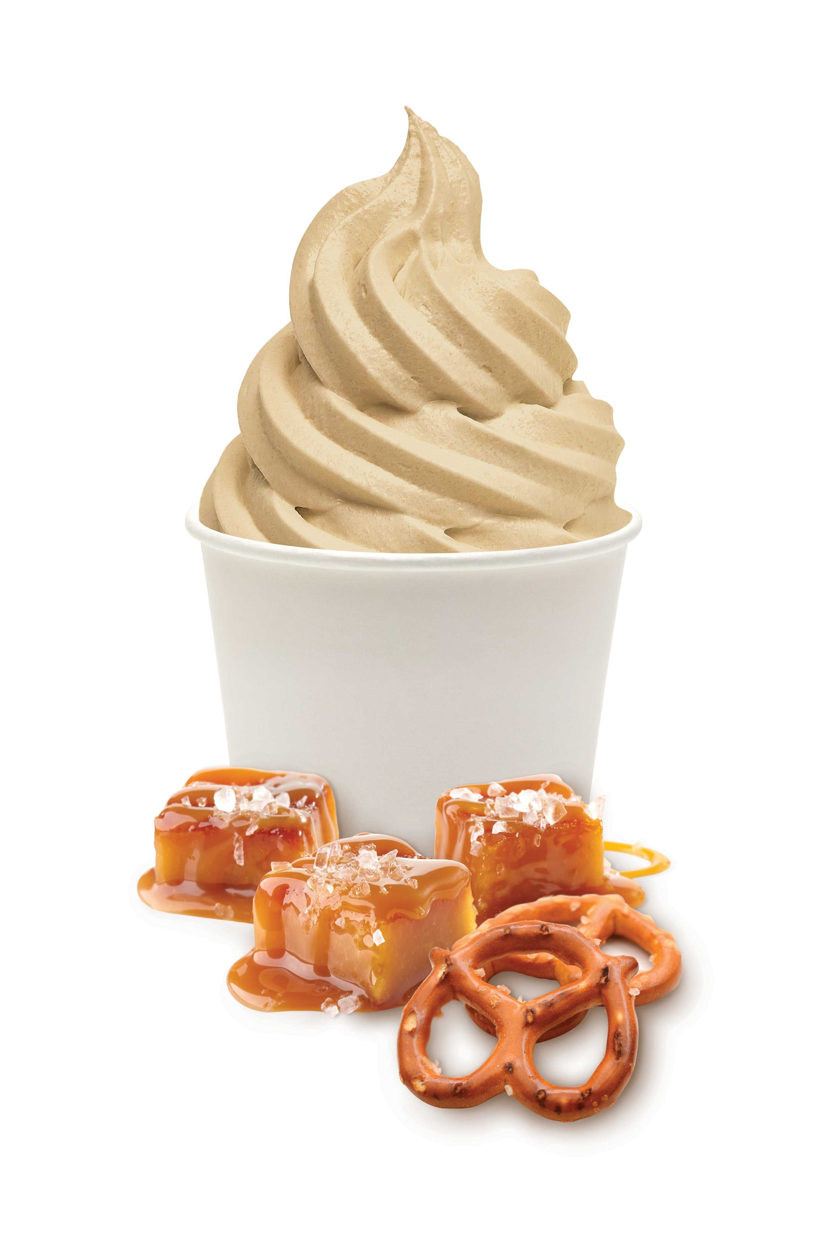 Yocream Low Fat Salted Caramel Pretzel Yogurt Mix, 64 Ounce -- 6 Per Case