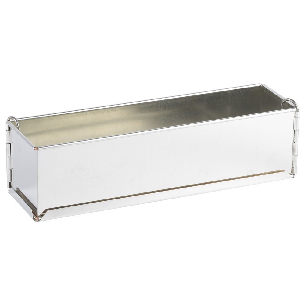 Gobel Tin Plate Plain Springform Long Loaf Pan With Removable Bottom, 20 Inch X 3 Inch X 3 Inch