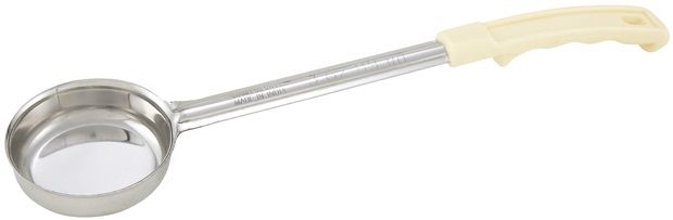 Winco One-piece Stainless Steel Ivory Solid Food Portion Controller, 3 Ounce -- 12 Per Case