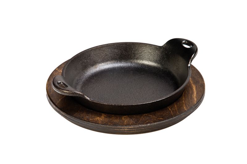 Lodge Walnut Stain Round Wood Underliner, 8 Inch -- 6 Per Case