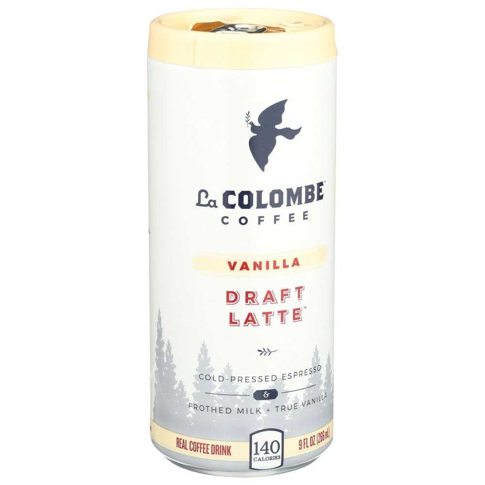 La Colombe Vanilla Draft Latte Cold Pressed Espresso Coffee, 9 Fluid Ounce -- 12 Per Case