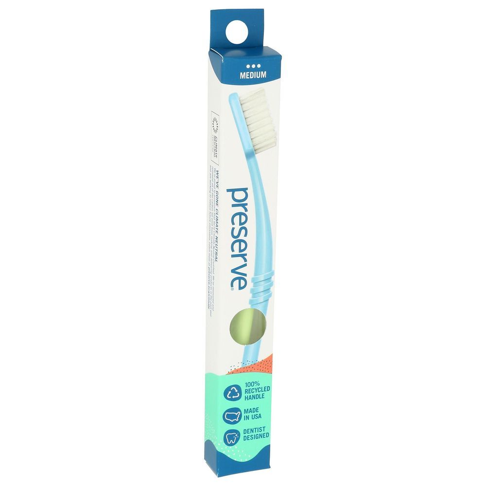 Preserve Medium Toothbrush -- 6 Per Case