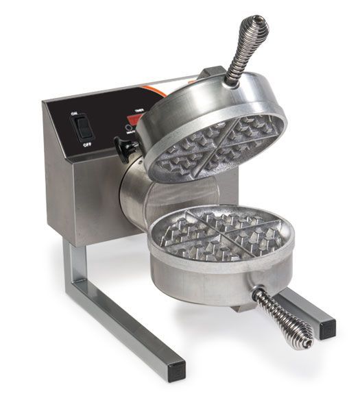 Nemco 120 Volt Fixed Grids Single Belgian Waffle Baker, 10x18-3/4 X 10-5/8 Inch