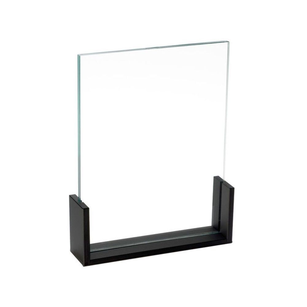 Cal-mil Black U Frame Table Top Card Holder, 8.5 X 1 X 11 Inch -- 6 Per Case