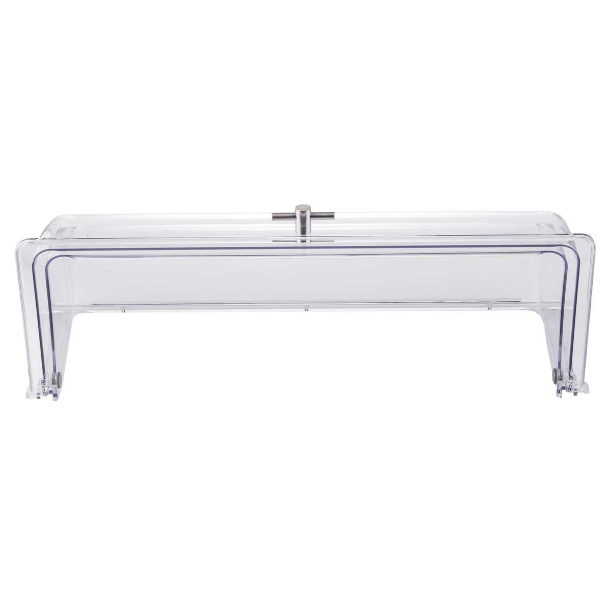 Tablecraft Polycarbonate Rectangular Roll Top Display Cover For Cold Server, 21.5 X 13.25 X 7.5 Inch