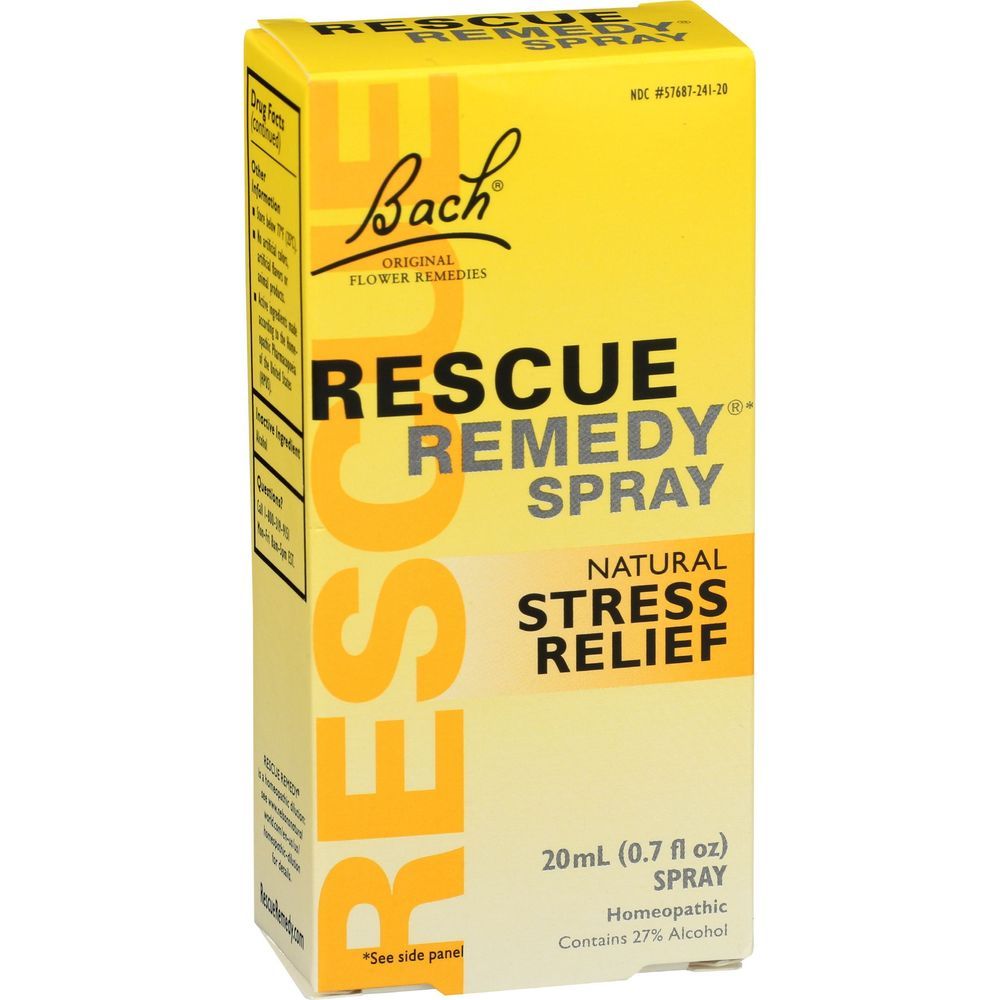 Nelson Bach Rescue Natural Stress Relief Spray, 20 Ml -- 6 Per Case