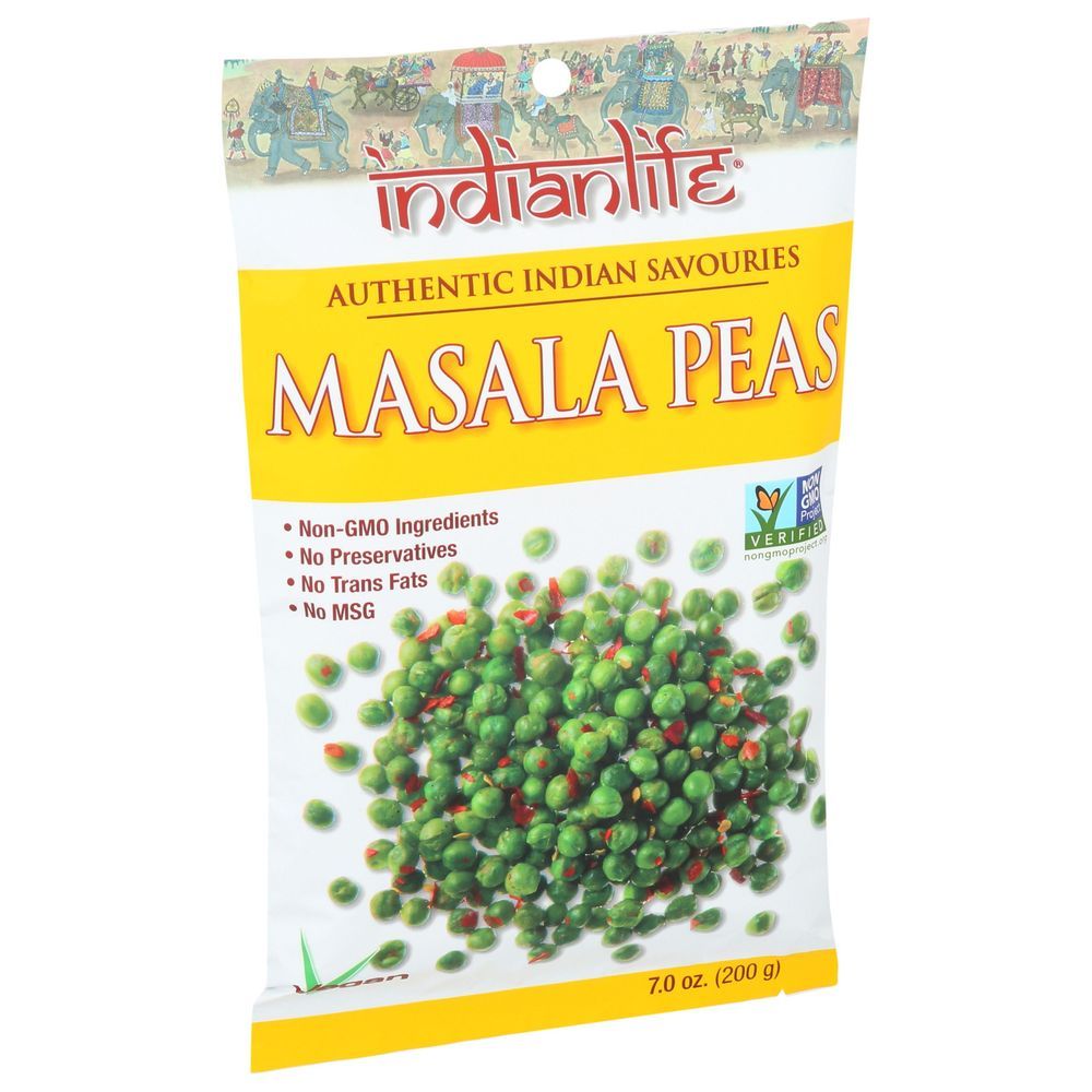 Indianlife Masala Peas Snack Mix, 7 Ounce -- 8 Per Case