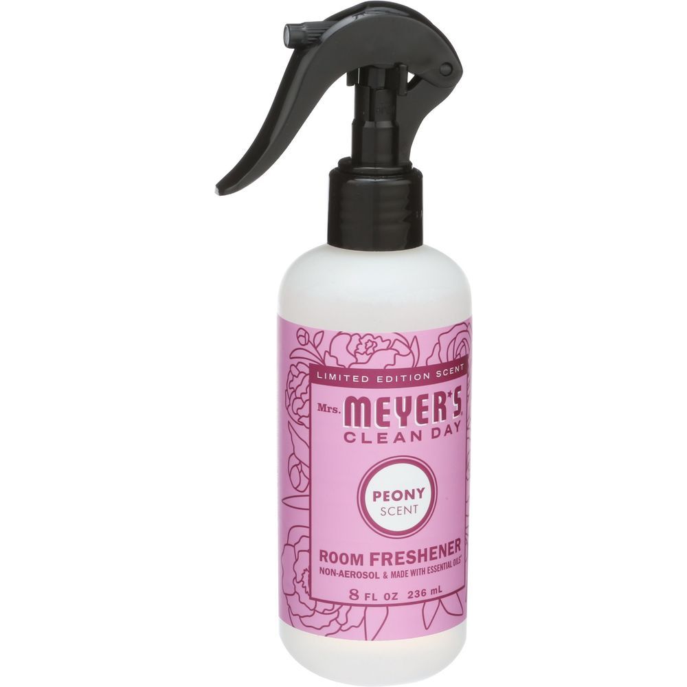 Mrs. Meyer's Clean Day Peony Room Freshener, 8 Fluid Ounce -- 6 Per Case