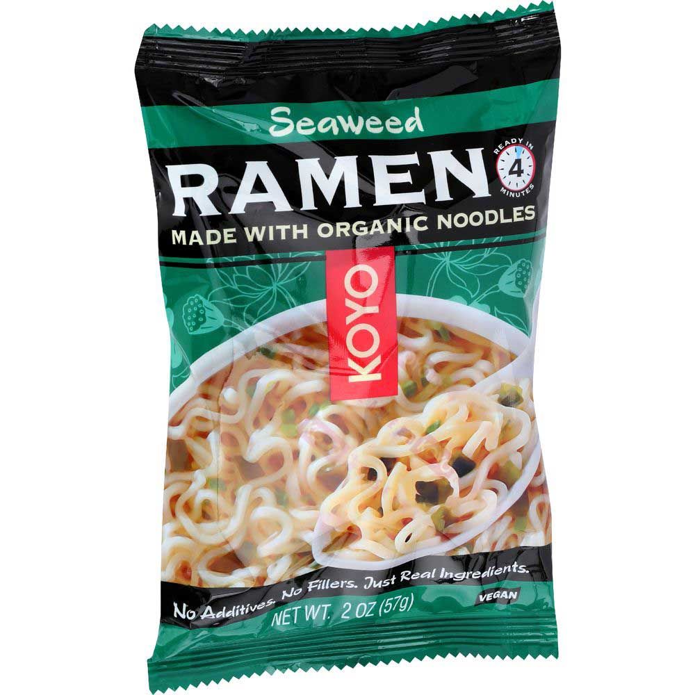 Koyo Foods Seaweed Dry Ramen Noodles, 2 Ounce -- 12 Per Case