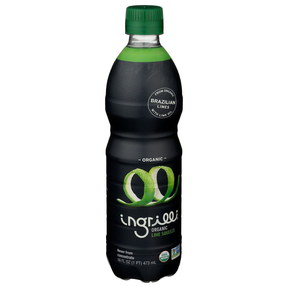 Ingrilli Organic Lime Squeeze Juice, 16 Fluid Ounce -- 12 Per Case