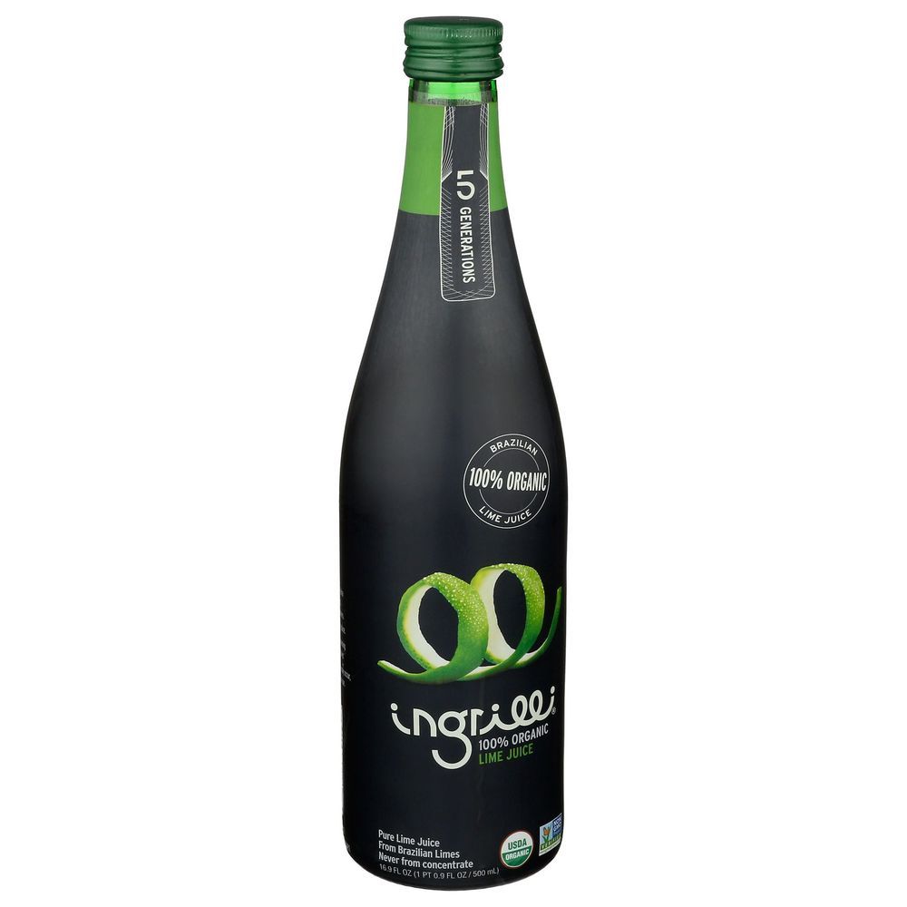 Ingrilli Organic Lime Juice, 16.9 Fluid Ounce -- 12 Per Case