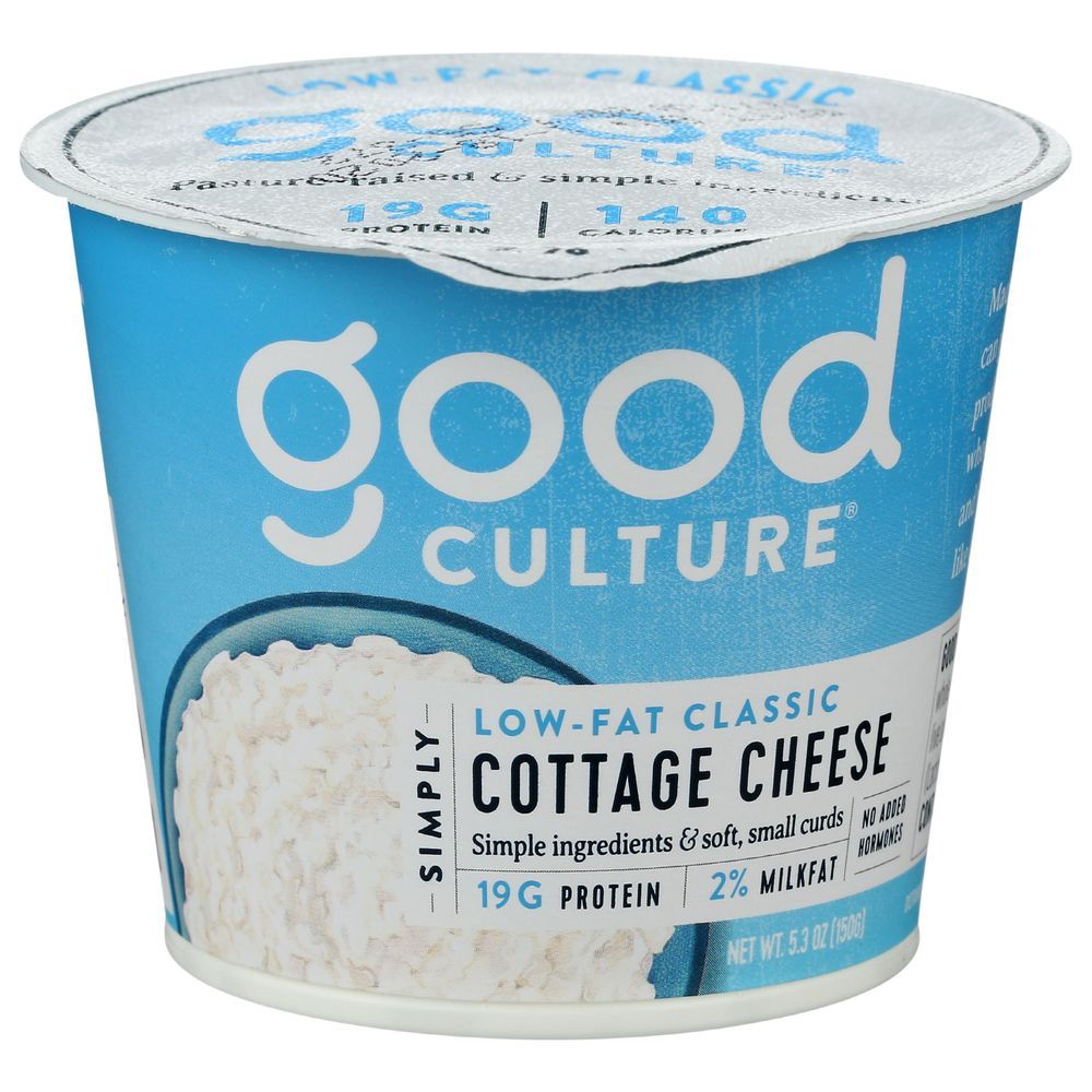 Good Culture Two Percent Low Fat Classic Simply Cottage Cheese, 5.3 Ounce -- 12 Per Case