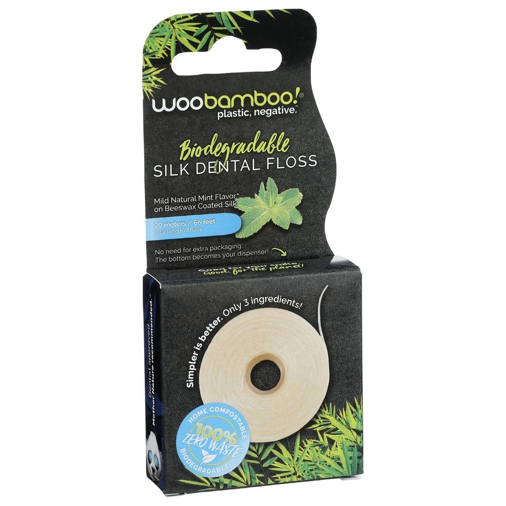 Woobamboo Biodegradable Silk Dental Floss -- 6 Per Case