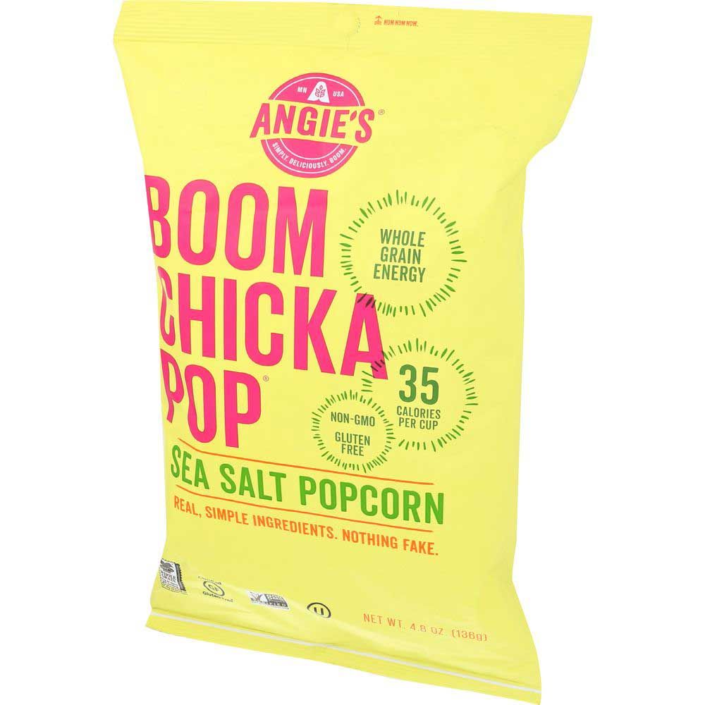 Angie's Boomchickapop Sea Salt Popcorn, 4.8 Ounce -- 12 Per Case
