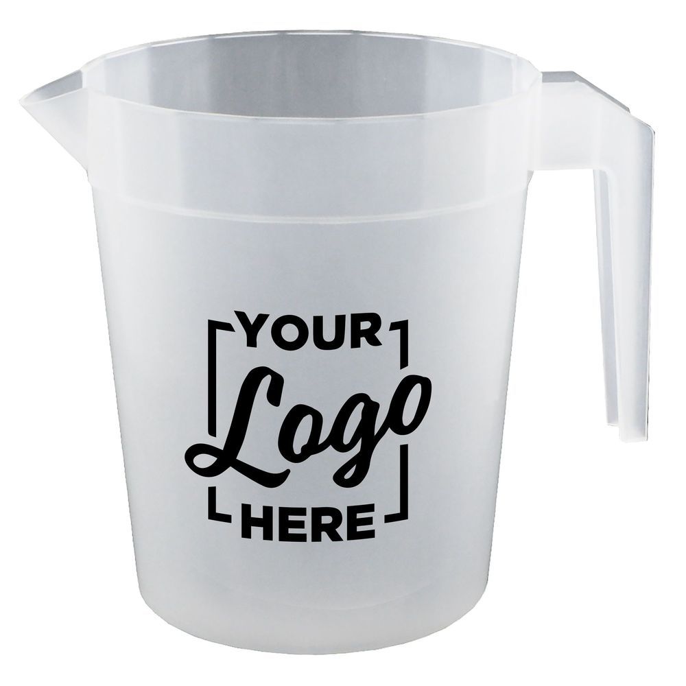 Howw Polypropylene Stackable Pitcher With Handle, 48/56 Ounce Capacity -- 48 Per Case