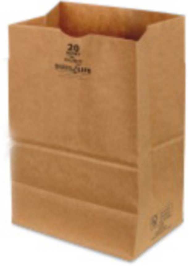 Duro Hilex Poly Husky Dubl Life 100 Percent Recycled Kraft Self Opening Style Bag, 25 Pound Sh -- 400 Per Case