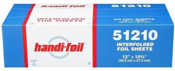 Handi-foil Interfold Pop-up Foil Sheets, 12 X 10.75 Inch -- 3000 Per Case
