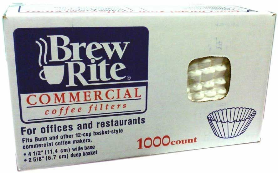 Bunzl Brew Rite 12 Cup Coffee Filter -- 1000 Per Case