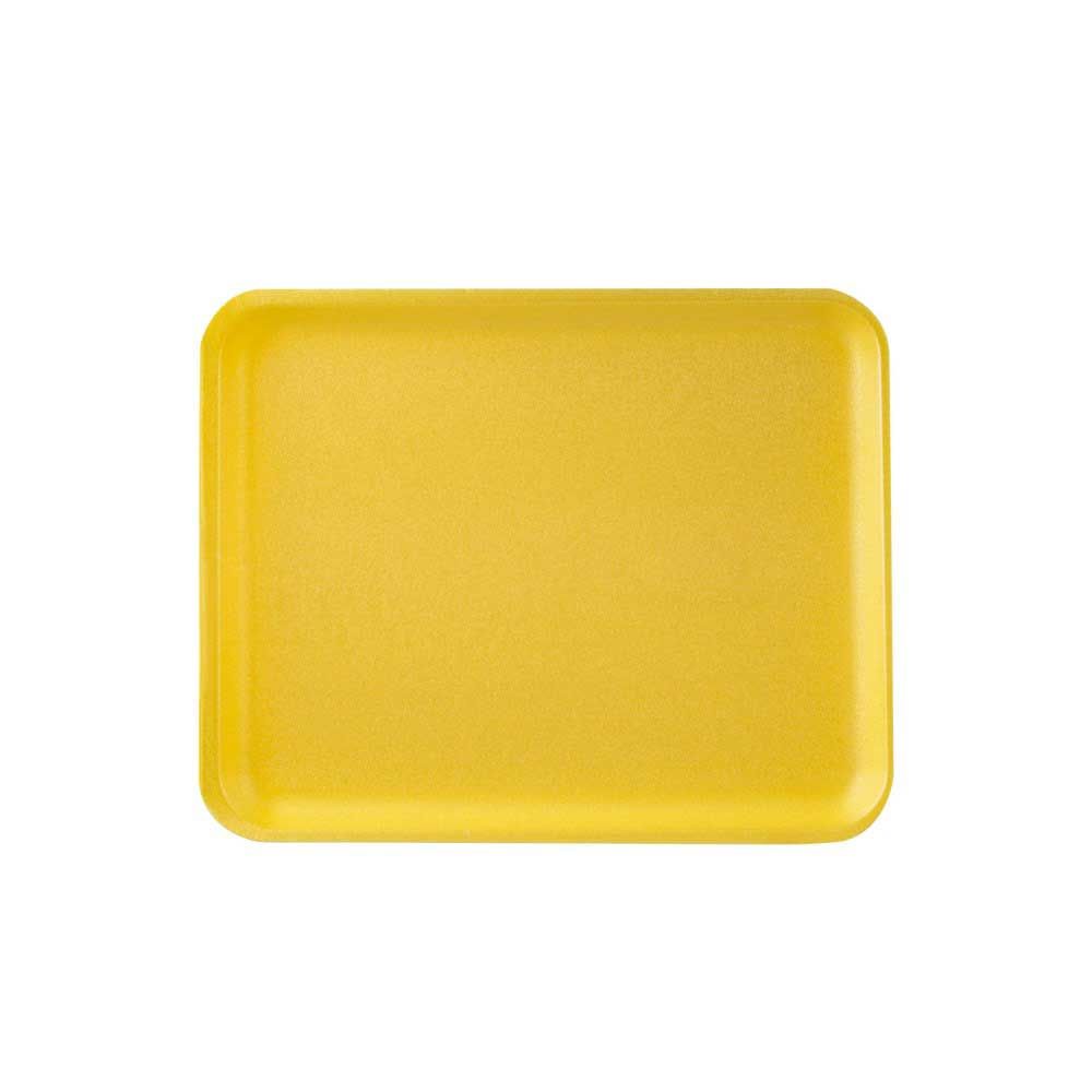 Dolco Packaging Yellow Expanded Polystyrene Foam Meat Tray -- 400 Per Case