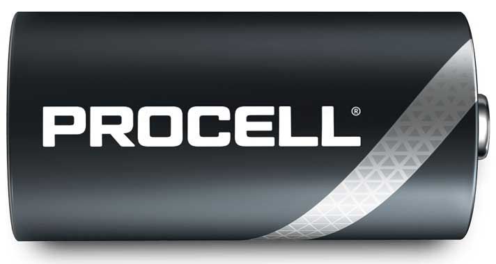 Duracell Procell Black C Cell Battery -- 72 Per Case