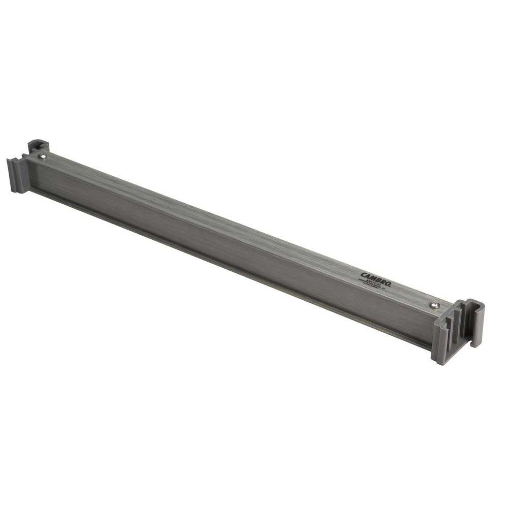 Cambro Camshelving Elements Brushed Graphite Shelf Traverse For Stationary Unit, 42 Inch Length