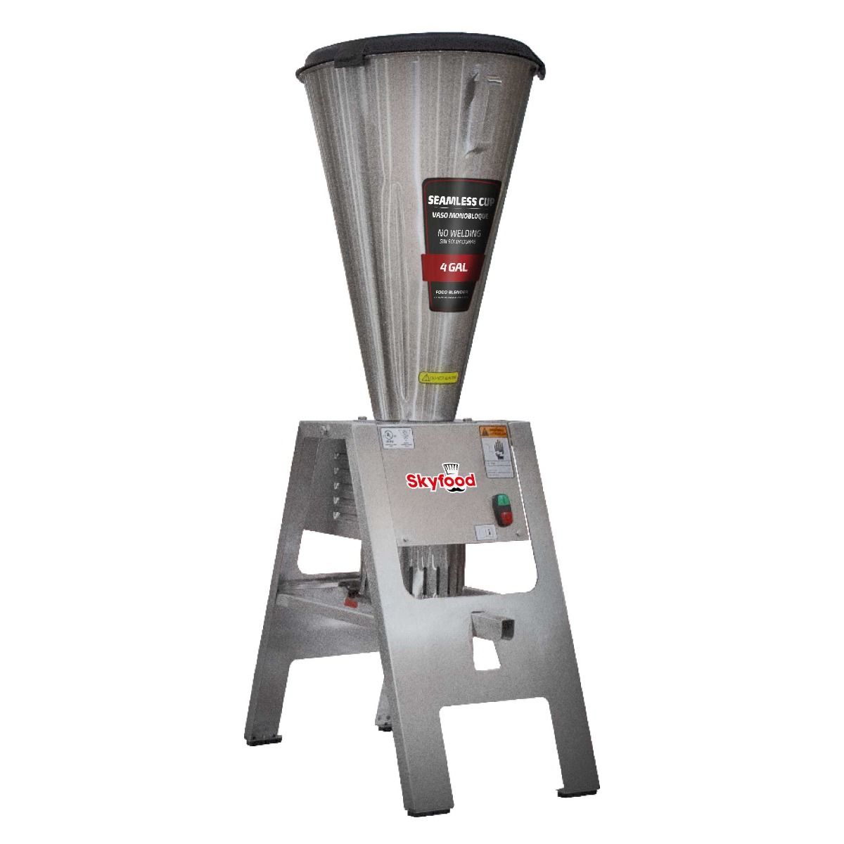 Skyfood Floor Model Stainless Steel Base Food Blender, 14 1/8 X 20 5/8 X 41 5/8 Inch
