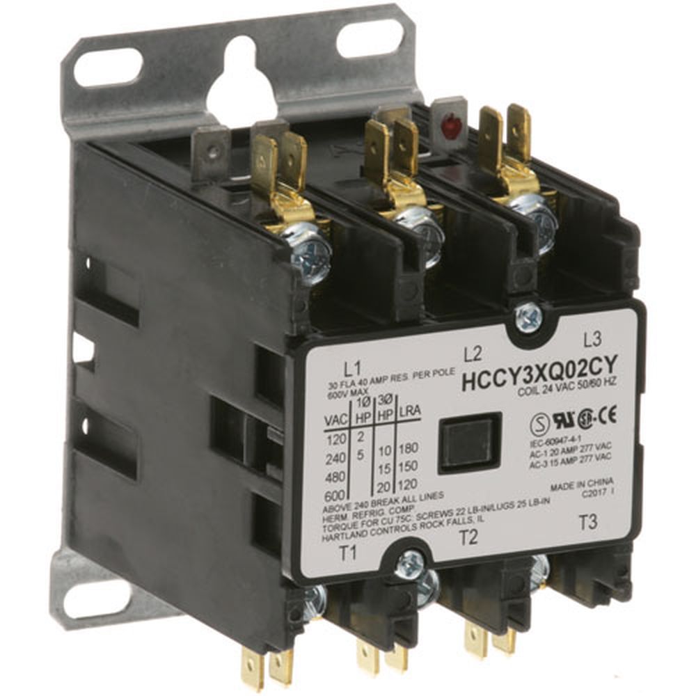 Accutemp Accat0e-1587-4 Hartland 24 Volt 3 Pole Contactor