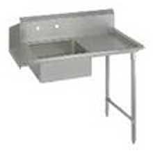 John Boos 14 Gauge Stainless Steel Soiled Dishtable With Right Leg, 132 Inch