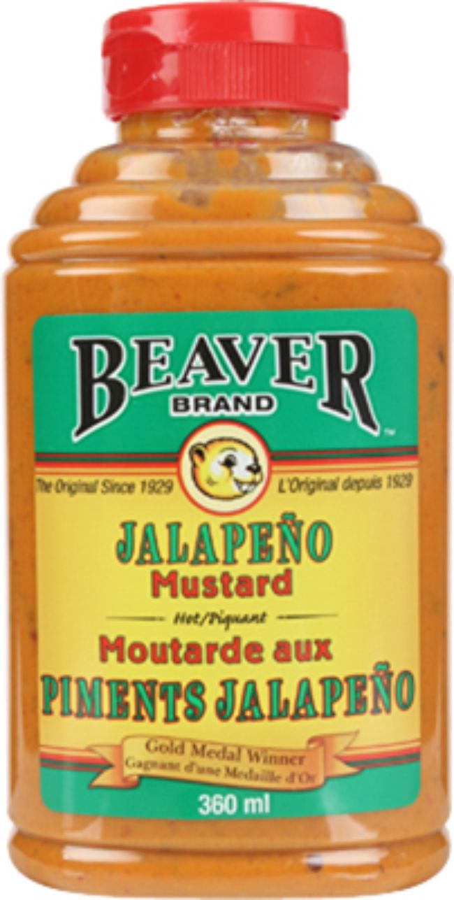 Beaver Jalapeno Mustard, 360 Ml -- 6 Per Case