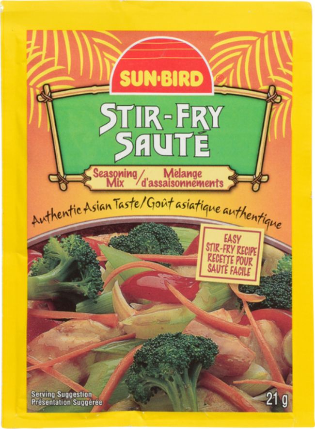 Sun-bird Stir Fry Seasoning Mix, 21 G -- 24 Per Case