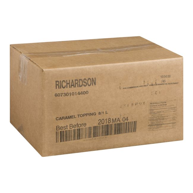 Richardson Garniture Pour Coupe Glacée Au Caramel, 1 L -- 8 Par Boîte