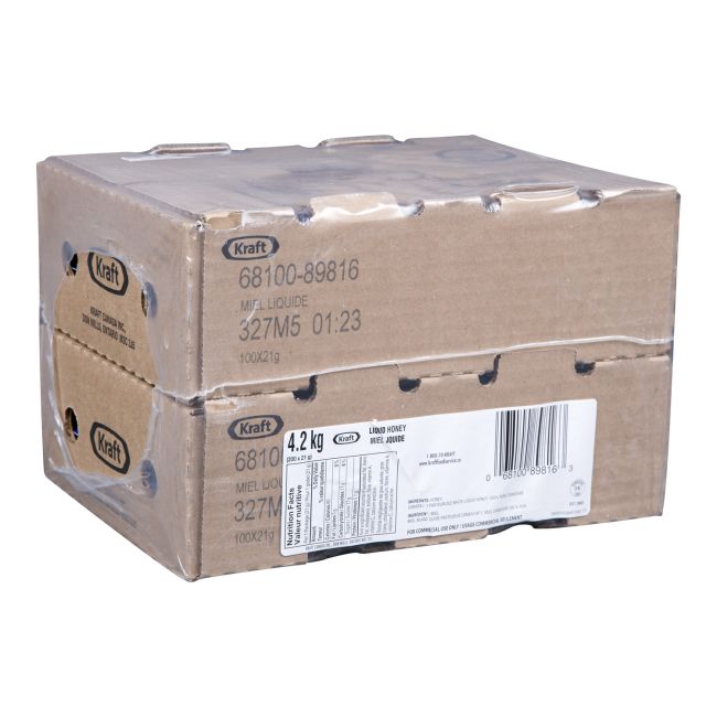 Kraft Miel Liquide Sans Gluten, 21 G -- 200 Par Boîte