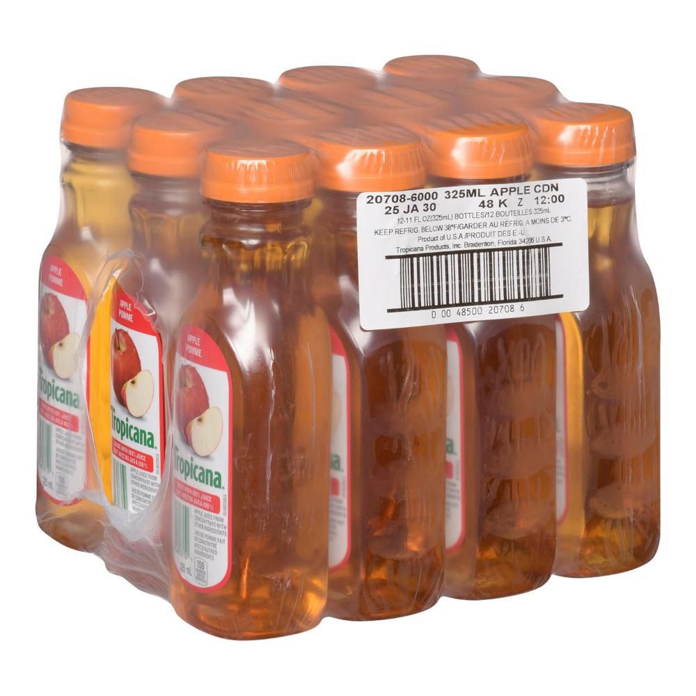 Tropicana Jus De Pomme, 325 Ml -- 12 Par Caisse