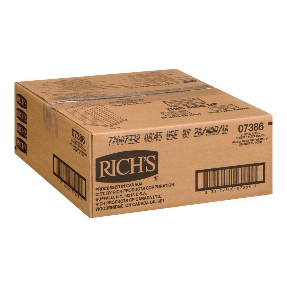 Rich's 7 In Self Rising Pizza Crust, 187 G -- 72 Per Case