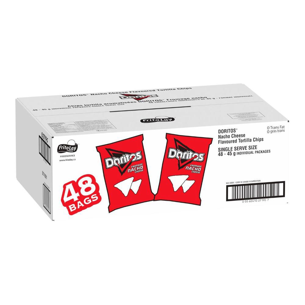 Doritos Chips Tortilla Au Fromage Nacho, 45 G -- 48 Par Boîte