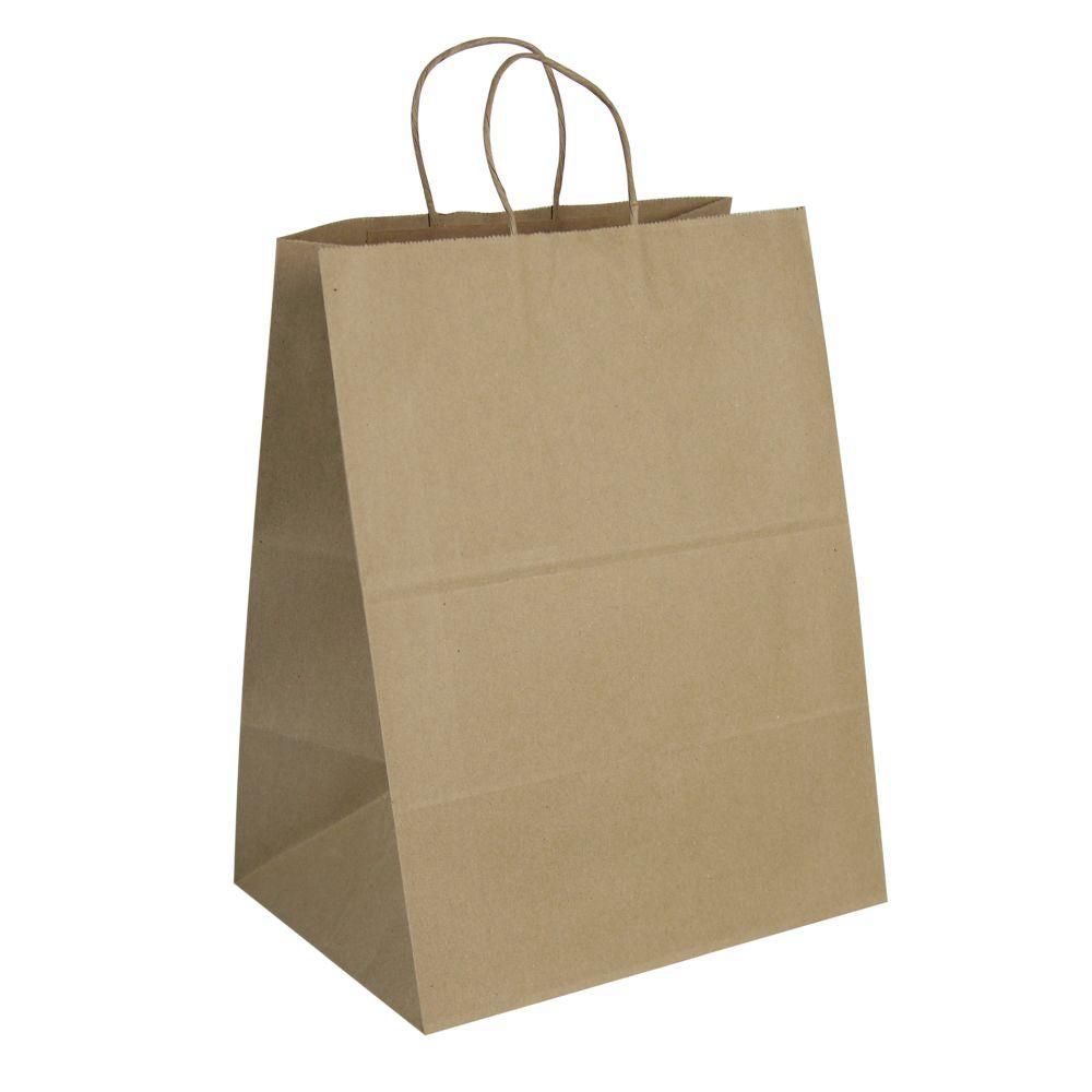 Duro Regal Natural Paper Bag With Handle -- 200 Per Case