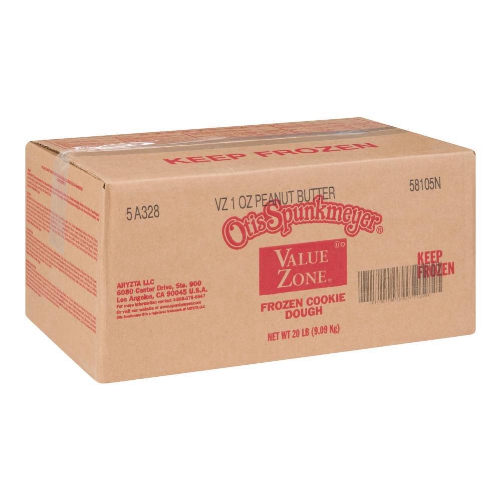 Otis Spunkmeyer Pâte À Biscuits Au Beurre D'arachide Value Zone, 20 G -- 320 Par Caisse