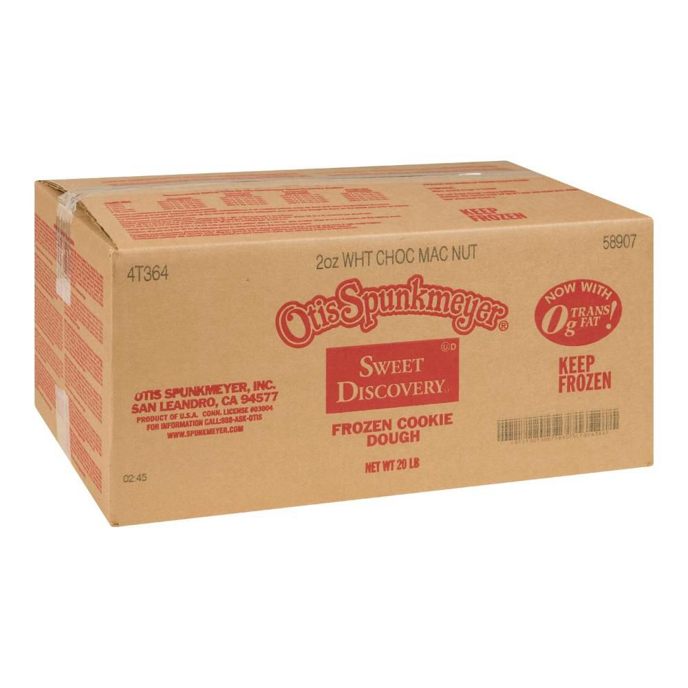 Otis Spunkmeyer Sweet Discovery Macadam/white Chocolate Cookie Dough, 57 G -- 160 Per Case