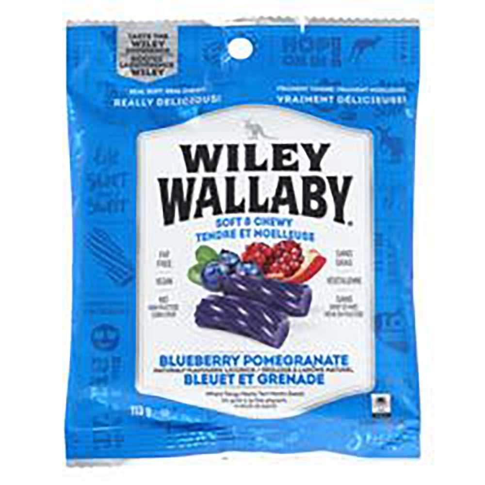 Wiley Wallaby Bonbons Aux Bleuets, À La Grenade Et À La Réglisse, 113 G -- 24 Par Boîte