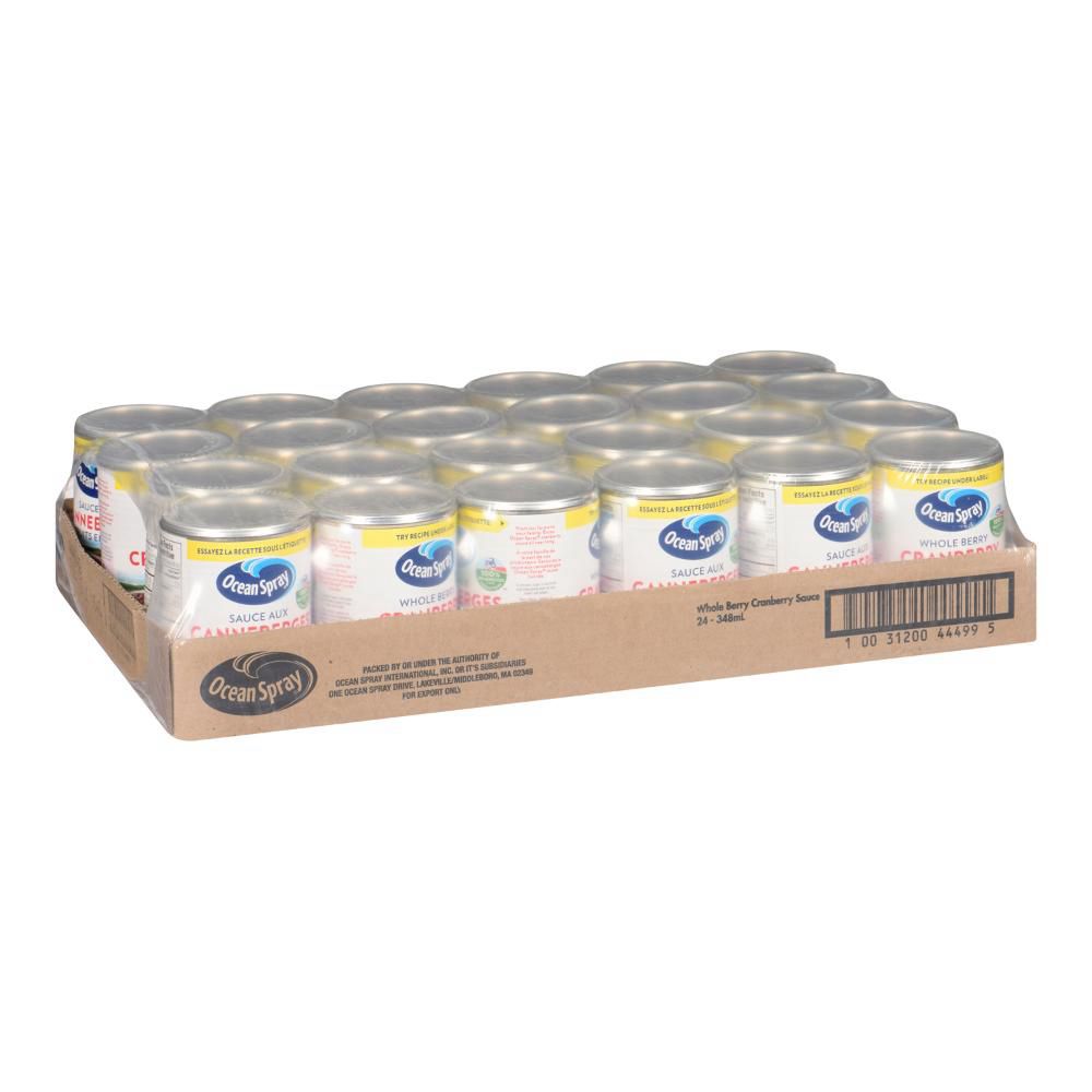 Ocean Spray Whole Cranberry Sauce, 348 Ml -- 24 Per Case